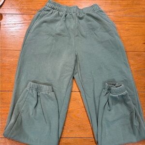 DSG Green Sweatpants Relaxed Fit Tapered Leg
